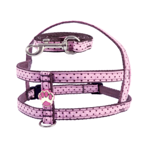 COLEIRA PEITORAL NYLON CHOCOLATE PORTE PEQUENO