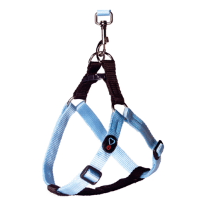 COLEIRA PEITORAL AMERICANO NYLON AZUL BB